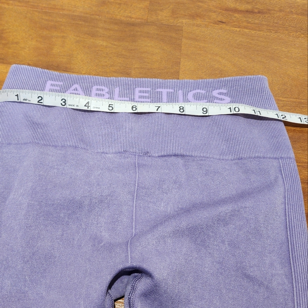 New Fabletics  Leggings Athletic Washed Violetta Sync Seamless High-Waisted 7/8 - Picture 7 of 12